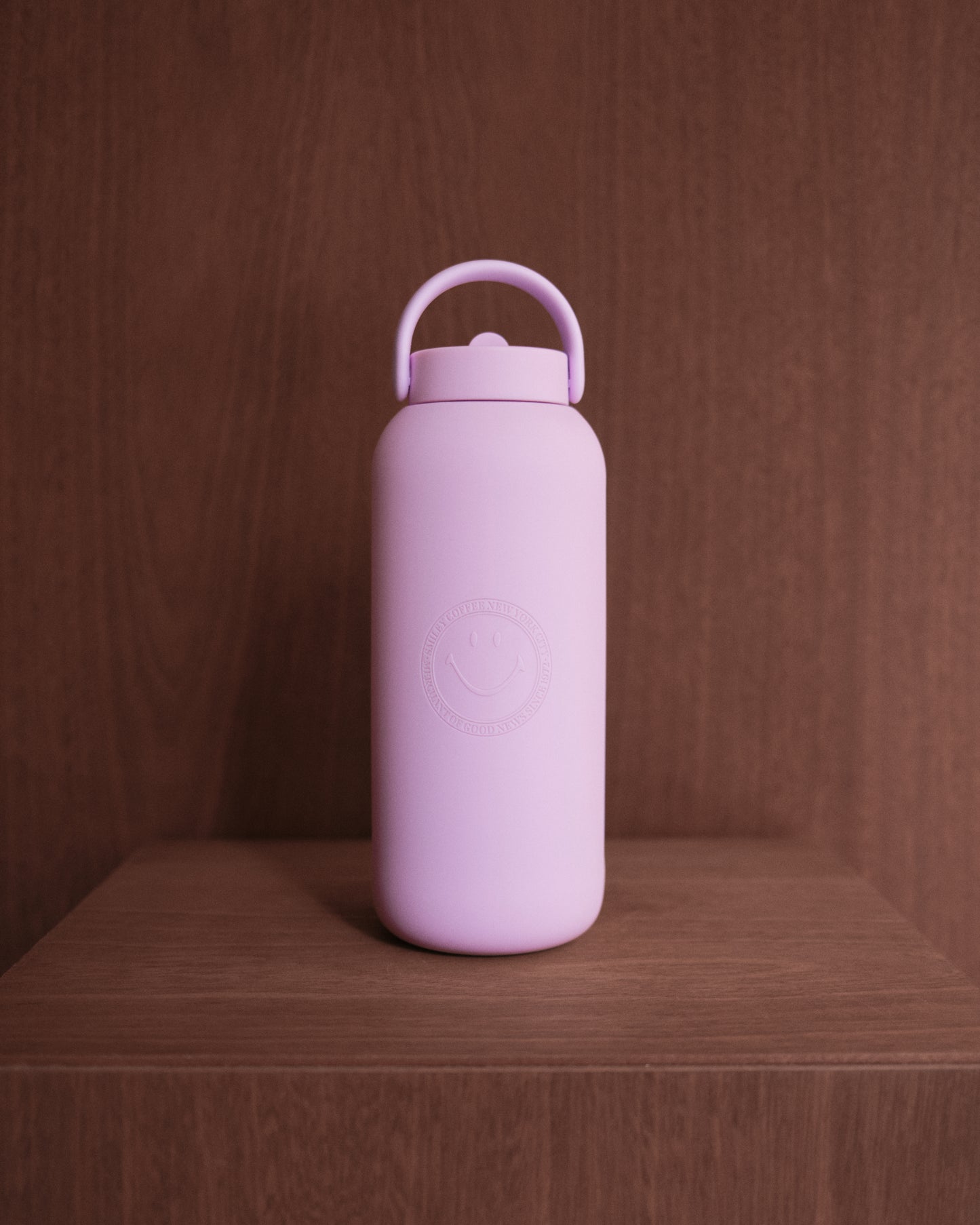 SMILEY COFFEE BIG WATER BOTTLE