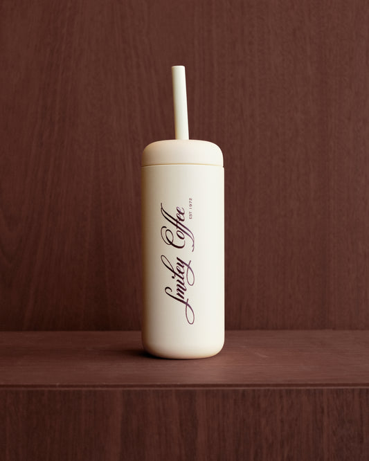 Smiley Coffee Stainless Steel Tumbler